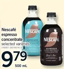 Fortinos NESCAFÉ ESPRESSO CONCENTRATE500 mL offer