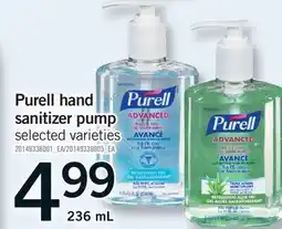 Fortinos PURELL HAND SANITIZER PUMP, 236 ML offer