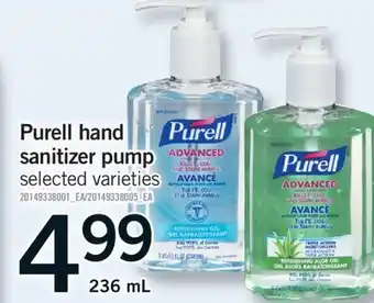 Fortinos PURELL HAND SANITIZER PUMP, 236 ML offer