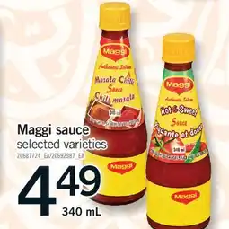 Fortinos MAGGI SAUCE, 340 mL offer
