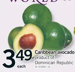 Fortinos CARIBBEAN AVOCADO offer