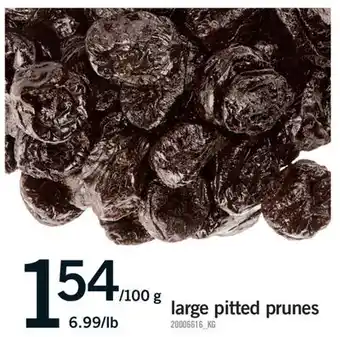 Fortinos LARGE PITTED PRUNES offer