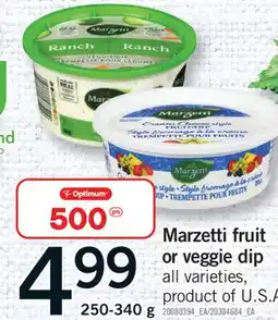 Fortinos MARZETTI FRUIT OR VEGGIE DIP, 250-340 G offer