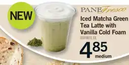 Fortinos ICED MATCHA GREEN TEA LATTE WITH VANILLA COLD FOAM, medium offer