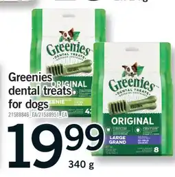 Fortinos GREENIES DENTAL TREATS DOGS, 340g offer