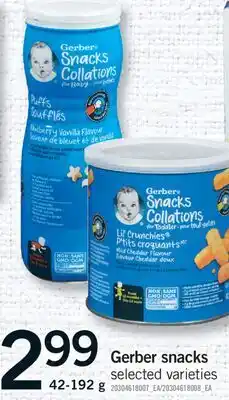 Fortinos GERBER SNACKS, 42-192 G offer