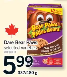 Fortinos DARE BEAR PAWS, 337/480 G offer
