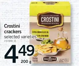 Fortinos CROSTINI CRACKERS, 200 G offer