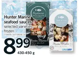 Fortinos HUNTER MARINE SEAFOOD SAUCES, 430-450g offer