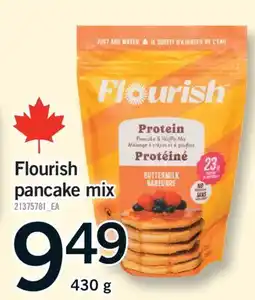 Fortinos FLOURISH PANCAKE MIX, 430 G offer
