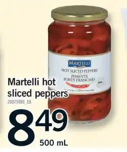 Fortinos MARTELLI HOT SLICED PEPPERS, 500 mL offer