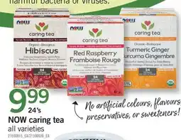 Fortinos NOW CARING TEA, 24's offer