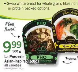 Fortinos LA PRESSERIE LA PRESSERIE ASIAN-INSPIRED SOUPS, 500 g offer
