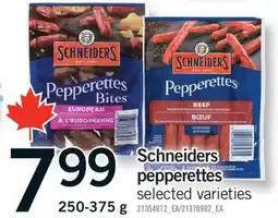 Fortinos SCHNEIDERS PEPPERETTES, 250-375 G offer