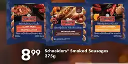 Fortinos SCHNEIDERS SMOKED SAUSAGES, 375g offer