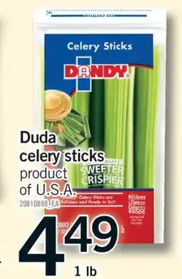 Fortinos DUDA CELERY STICKS, 1 LB offer