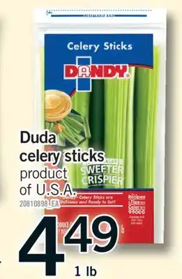 Fortinos DUDA CELERY STICKS, 1 LB offer
