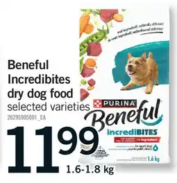 Fortinos BENEFUL INCREDIBITES DRY DOG FOOD, 1.6-1.8 KG offer