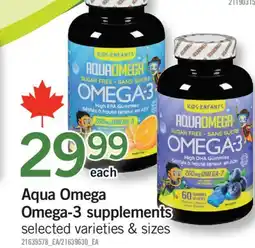 Fortinos AQUA OMEGA OMEGA-3 SUPPLEMENTS offer