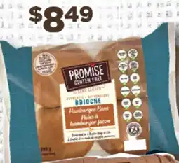 Fortinos PROMISE BRIOCHE HAMBURGER BUNS 280G offer