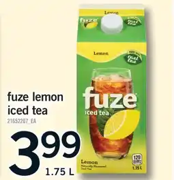 Fortinos FUZE LEMON ICED TEA, 1.75 L offer