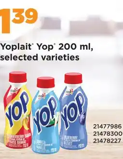 Fortinos YOPLAIT YOP , 200 ML offer