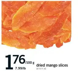 Fortinos DRIED MANGO SLICES offer