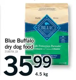 Fortinos BLUE BUFFALO DRY DOG FOOD, 4.5 KG offer