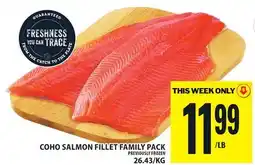 Food Basics COHO SALMON FILLET FAMILY PACK offer