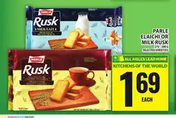 Food Basics PARLE ELAICHI OR MILK RUSK offer