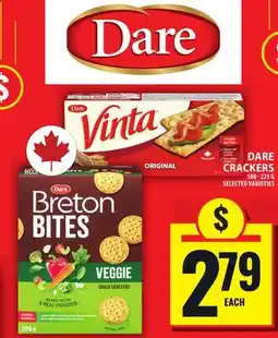 Food Basics DARE CRACKERS offer