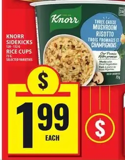 Food Basics KNORR SIDEKICKS 120-152G RICE CUPS 73G offer