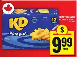Food Basics KRAFT DINNER NOODLE MEAL offer