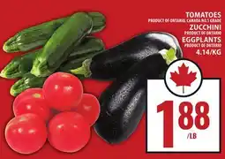 Food Basics TOMATOES OR ZUCCHINI OR EGGPLANTS offer