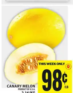 Food Basics CANARY MELON offer