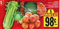 Food Basics CELERY OR CARROTS OR YELLOW ONIONS offer