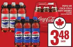 Food Basics PEPSI OR COCA-COLA SOFT DRINKS offer