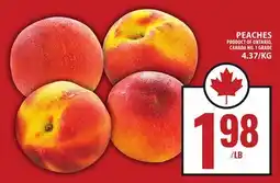Food Basics PEACHES offer