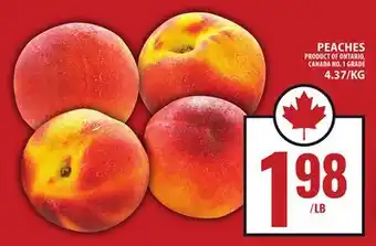 Food Basics PEACHES offer