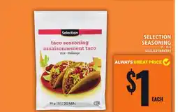 Food Basics SELECTION SEASONING offer