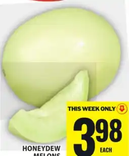 Food Basics HONEYDEW MELONS offer