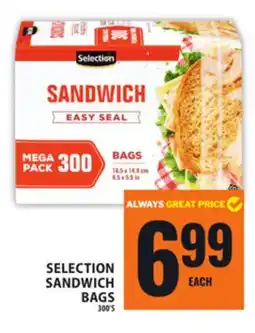 Food Basics SELECTION SANDWICH BAGS offer