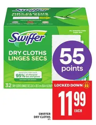 Food Basics SWIFFER DRY CLOTHS offer