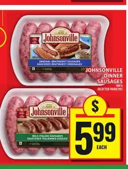 Food Basics JOHNSONVILLE DINNER SAUSAGES offer