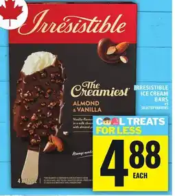 Food Basics IRRESISTIBLE ICE CREAM BARS offer