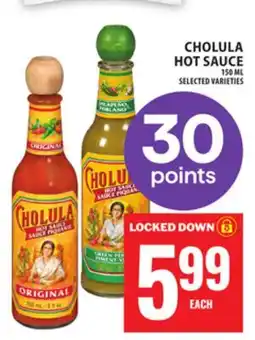 Food Basics CHOLULA HOT SAUCE offer