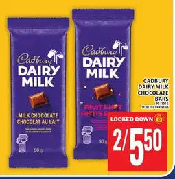 Food Basics CADBURY DAIRY MILK CHOCOLATE BARS offer