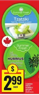 Food Basics SUMMER FRESH HUMMUS OR DIPS offer