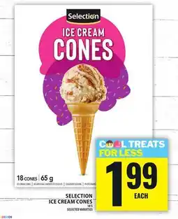 Food Basics SELECTION ICE CREAM CONES offer