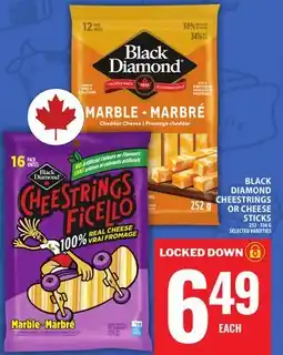 Food Basics BLACK DIAMOND CHEESTRINGS OR CHEESE STICKS offer